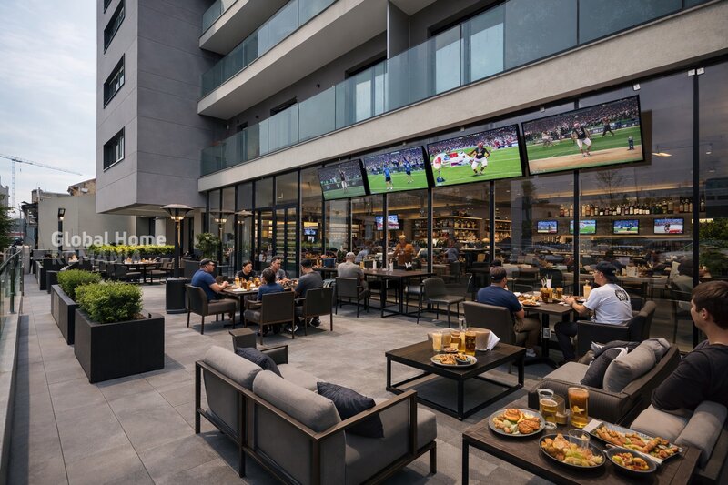 Obor, Avrig Park, spatiu comercial 187 mp, vitrina 9, 6 ml, terasa proprie