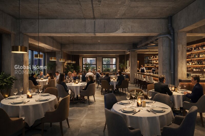 Obor, Avrig Park, spatiu comercial 187 mp, vitrina 9, 6 ml, terasa proprie